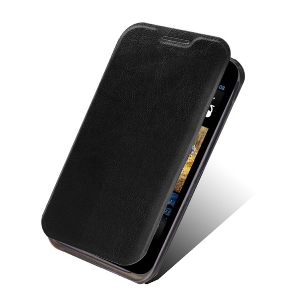 „Mofi“ Leather atvērams futrālis - melns (Desire 310)