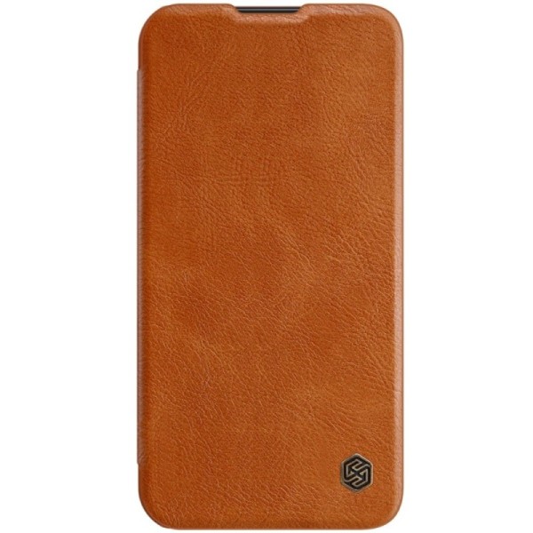 „Nillkin“ Qin Pro atvēramais maciņš - brūns (iPhone 13 Pro)