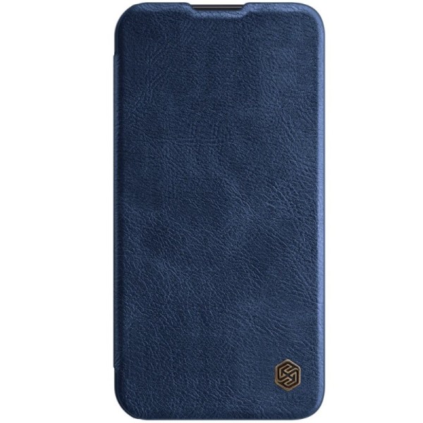 „Nillkin“ Qin Pro atvēramais maciņš - zils (iPhone 13 Pro)