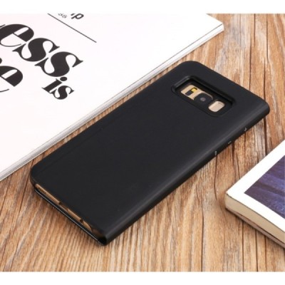 Samsung Galaxy S8+ (G955) plastikinis atverčiamas juodas dėklas | Priedai.lt