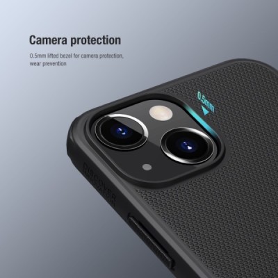 Apple iPhone 13 Mini „Nillkin“ Frosted Shield Pro juodas dėklas - nugarėlė | Priedai.lt