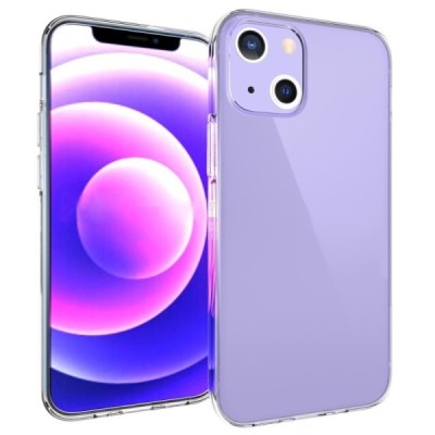 Apple iPhone 13 Mini kieto silikono TPU skaidrus dėklas - nugarėlė | Priedai.lt