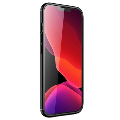 Apple iPhone 13 Mini „IPAKY“ Carbon cieta silikona (TPU) melns vāciņš | Vacins.lv