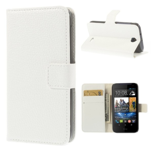 „Litchi“ atvēramais futrālis - balts (Desire 310)