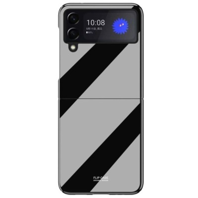 Samsung Galaxy Z Flip3 (F711) „Piano“ Design melns plastika apvalks | vacins.lv