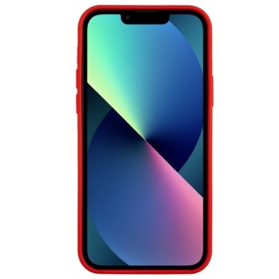 Apple iPhone 13 Mini Shell kieto silikono TPU raudonas dėklas - nugarėlė | Priedai.lt