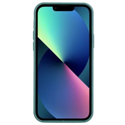 Apple iPhone 13 Mini Shell cieta silikona (TPU) tumši zaļš apvalks | Vacins.lv