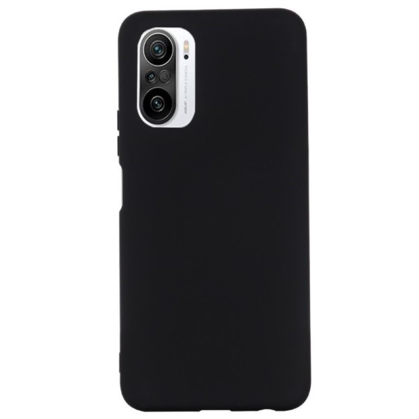 „Shell“ cieta silikona (TPU) apvalks - melns (Poco F3 / Mi 11i)