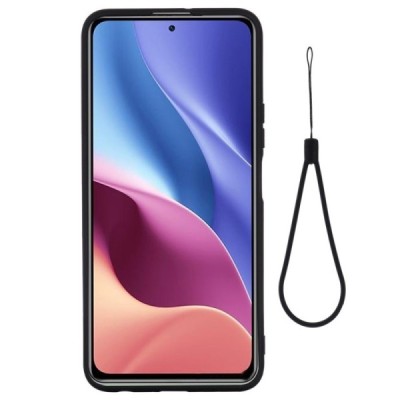 Xiaomi Poco F3 (Mi 11i) „Shell“ cieta silikona (TPU) melns apvalks | vacins.lv