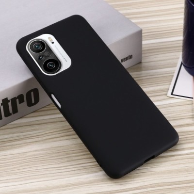 Xiaomi Poco F3 (Mi 11i) „Shell“ cieta silikona (TPU) melns apvalks | vacins.lv