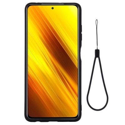 Xiaomi Poco X3 (X3 Pro) Shell kieto silikono TPU juodas dėklas - nugarėlė | Priedai.lt