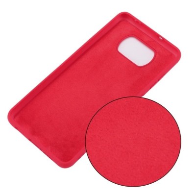 Xiaomi Poco X3 (X3 Pro) Shell kieto silikono TPU raudonas dėklas - nugarėlė | Priedai.lt