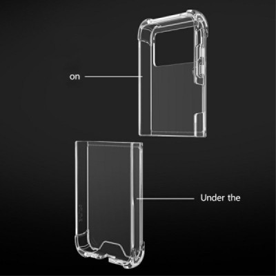 Samsung Galaxy Z Flip3 (F711) „Flexible“ cieta silikona (TPU) dzidrs akrils apvalks | vacins.lv
