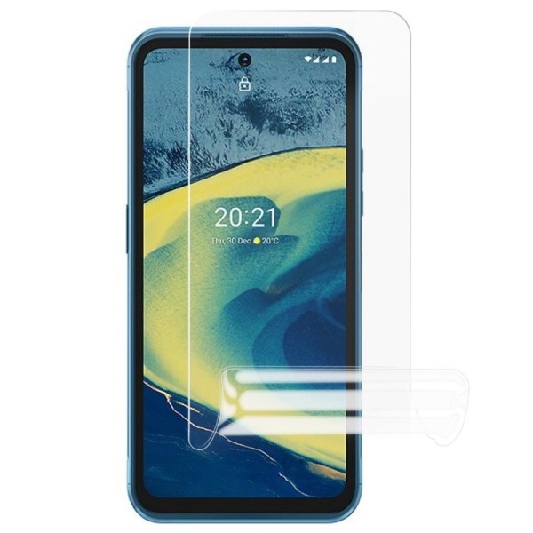 „Calans“ hidrogelinė apsauginė ekrano plėvelė (pilnai dengianti) - skaidri (Nokia XR20)