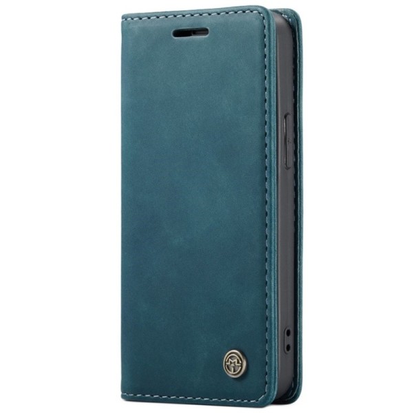 „CaseMe“ Retro solidus atverčiamas dėklas - žalias (iPhone 13 Mini)