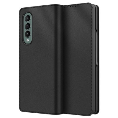 Samsung Galaxy Z Fold3 5G (F926B) „Split“ sērijas melns atvērams maciņš, maks | Vacins.lv