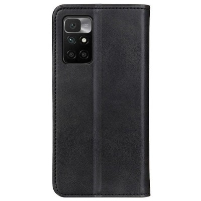 Xiaomi Redmi 10 „Split“ sērijas melns atvērams maciņš, maks | Vacins.lv