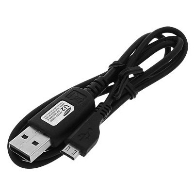 Samsung micro usb melns vads (APCBU10BBE) 0,75 m (origināls) / Vacins.lv