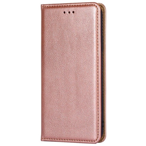 Solīds atvērams maciņš - zelta (Poco F3 / Mi 11i)