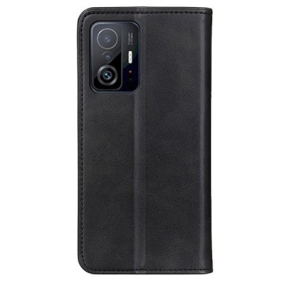 Xiaomi 11T (11T Pro) „Split“ sērijas melns atvērams maciņš, maks | Vacins.lv