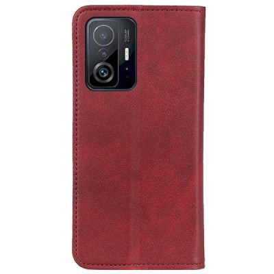 Xiaomi 11T (11T Pro) „Split“ sērijas sarkans atvērams maciņš, maks | Vacins.lv