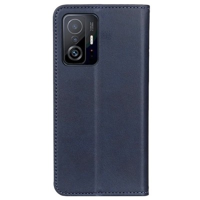 Xiaomi 11T (11T Pro) „Split“ mėlynas odinis atverčiamas dėklas - knygutė | Priedai.lt