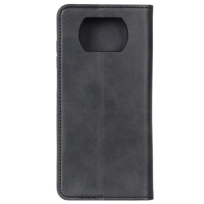 Xiaomi Poco X3 (X3 Pro) „Split“ sērijas melns atvērams maciņš, maks | Vacins.lv