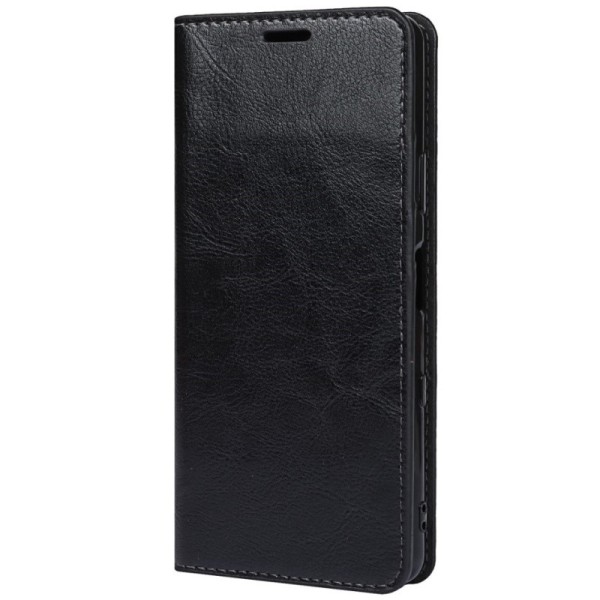 Solīds atvērams maciņš - melns (Xperia 10 III)