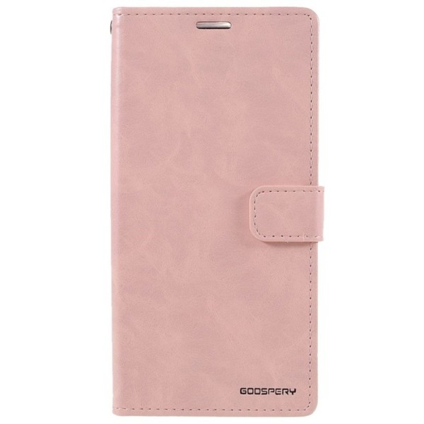 „Mercury“ Blue Moon atvērams maciņš - gaiši rozs (iPhone 13 Pro Max)