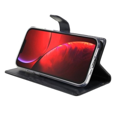 Mercury Blue Moon Apple iPhone 13 Pro atvērams melns ādas maciņš - maks | Vacins.lv