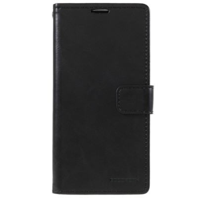 Mercury Blue Moon Apple iPhone 13 atvērams melns ādas maciņš - maks | Vacins.lv