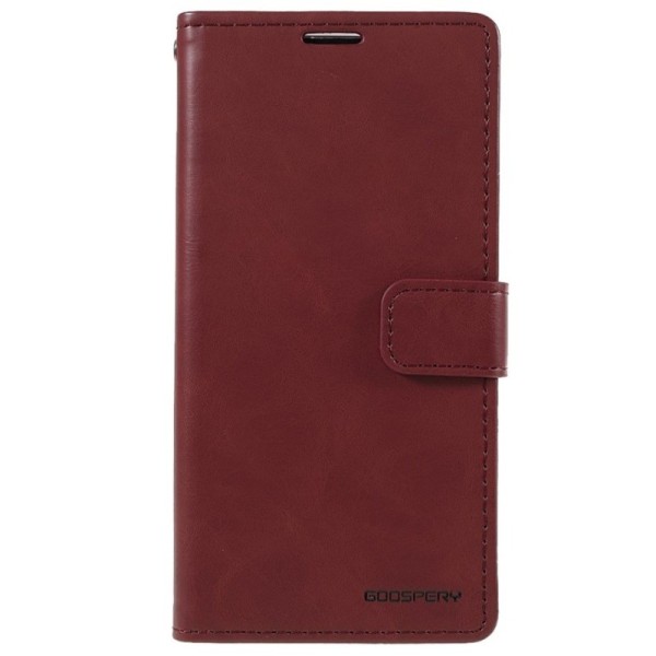 „Mercury“ Blue Moon atverčiamas dėklas - bordo (iPhone 13)