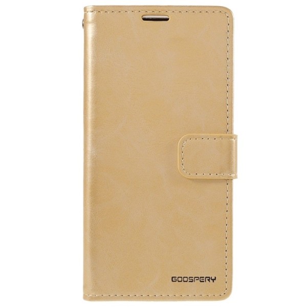 „Mercury“ Blue Moon atverčiamas dėklas - auksinis (iPhone 13 Mini)