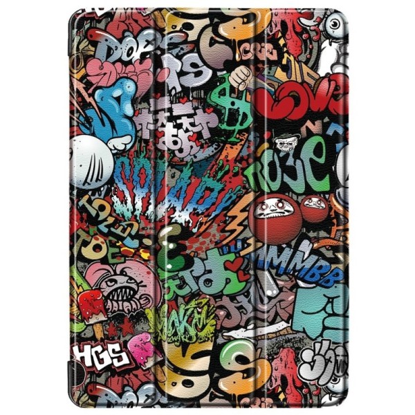 „Street Art“ atvēramais maciņš (iPad 10.2 2019 / 2020 / 2021)