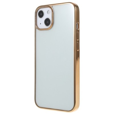 Apple iPhone 13 „X-Level“ Glitter dzidrs (caurspīdīgs) silikona TPU apvalks (apmales zeltā krāsā) | Vacins.lv