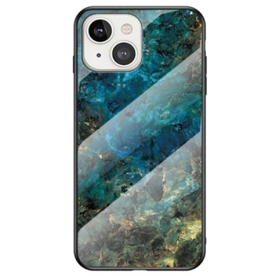 Apple iPhone 13 Mini „Marble“ kieto silikono TPU juodas / mėlynas dėklas - nugarėlė | Priedai.lt