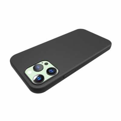 Apple iPhone 13 Pro cieta silikona (TPU) melns apvalks | vacins.lv