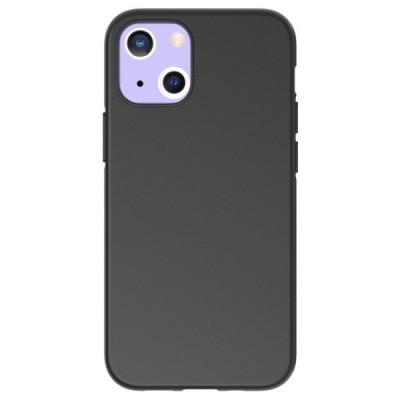 Apple iPhone 13 Mini cieta silikona (TPU) melns apvalks | vacins.lv