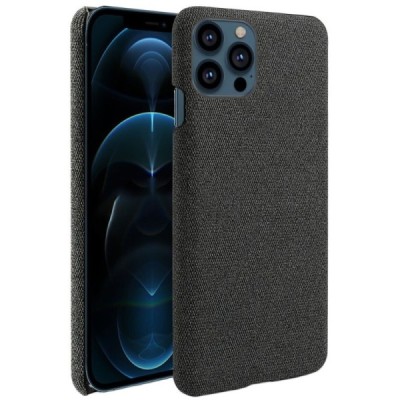 Apple iPhone 13 Pro „Bi-Color“ Splicing melns ādas apvalks | Vacins.lv