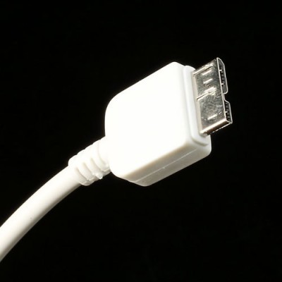 Micro USB 3.0 OTG baltas / Priedai.lt