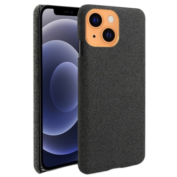 „Bi-Color“ Splicing ādas apvalks - melns (iPhone 13)