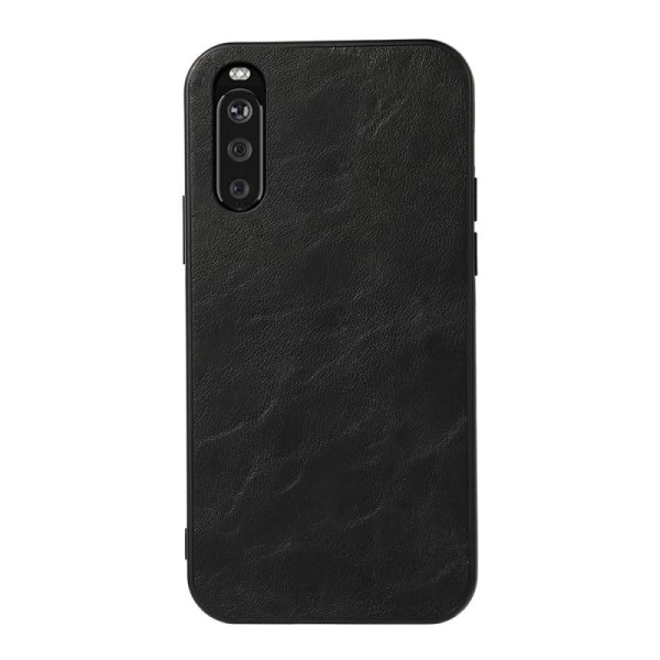 „Deluxe Leather“ ādas apvalks - melns (Xperia 10 III)