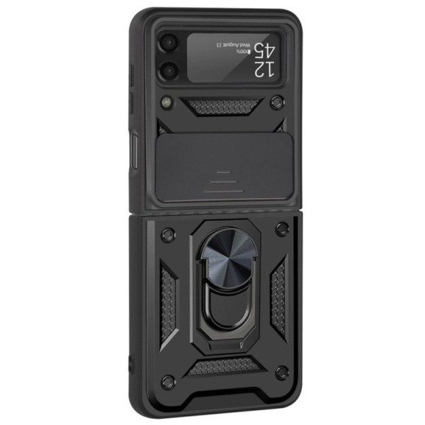 „Kickstand“ sustiprintos apsaugos dėklas - juodas (Galaxy Z Flip3)