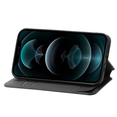 Apple iPhone 13 Mini atverčiamas spalvotas „Caseneo“ Scale odinis dėklas - knygutė | Priedai.lt