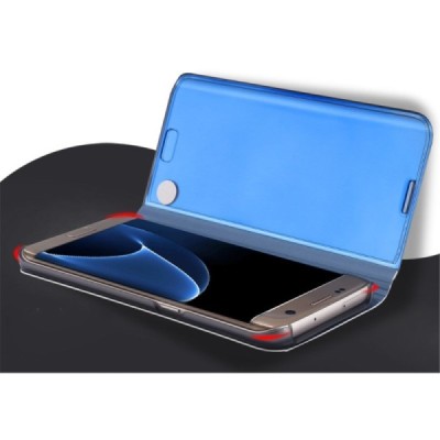 Samsung Galaxy S7 Edge (G935) plastikinis atverčiamas auksinis dėklas | Priedai.lt