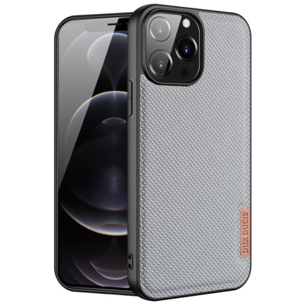 „Dux Ducis“ Fino apvalks - pelēks (iPhone 13 Pro Max)