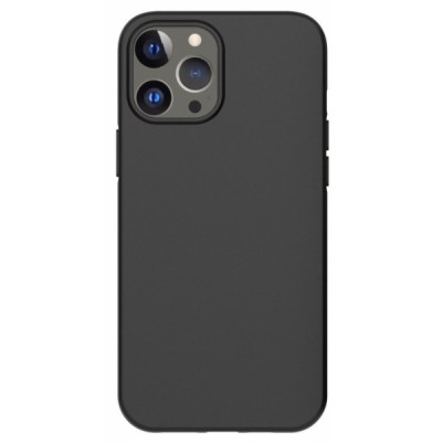 Apple iPhone 13 Pro Max cieta silikona (TPU) melns apvalks | vacins.lv