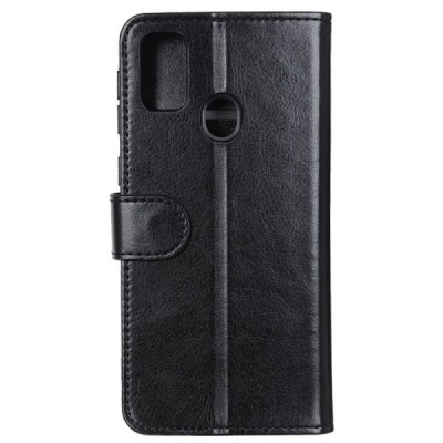 Huawei Honor 9X Lite atverčiamas juodas odinis dėklas - piniginė | Priedai.lt