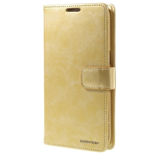 „Mercury“ Blue Moon atverčiamas dėklas - auksinis (Galaxy S7 Edge)