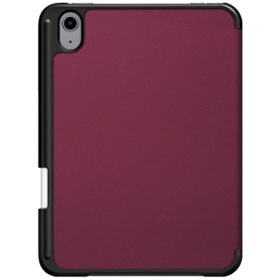 Apple iPad mini 6 2021 „Stylus“ atvēramais bordo ādas maciņš | Vacins.lv